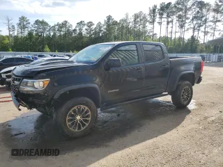 2019 Chevrolet Colorado 4WD ZR2 with VIN 1GCGTEEN1K1168301, listed as a Copart auction lot 57800275 with 78,583 mi miles and Salvage title. Bid and sale history available at DreamBid. Image 1.