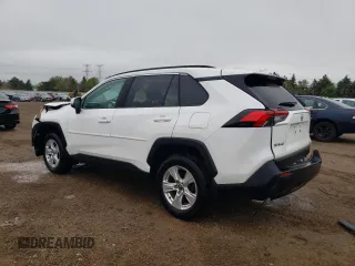 2021 Toyota RAV4 XLE with VIN 2T3P1RFV6MW228427, listed as a Copart auction lot 55323325 with 54,002 mi miles and Salvage title. Bid and sale history available at DreamBid. Image 2.