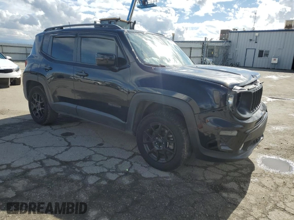 2019 Jeep Renegade Altitude with VIN ZACNJBBB6KPK55064, listed as a Copart auction lot 45586795 with 93,698 mi miles and Salvage Title. Bid and sale history available at DreamBid. Image 4.