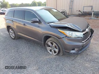 2016 Toyota Highlander Limited with VIN 5TDYKRFH6GS140253, listed as a IAAI auction lot 42600349 with 170,208 mi miles and . Bid and sale history available at DreamBid. Image 1.