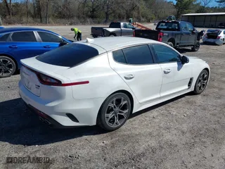2020 Kia Stinger GT-Line with VIN KNAE15LA3L6081076, listed as a IAAI auction lot 41649606 with 7,800 mi miles. Bid and sale history available at carsss.com. Image 4.