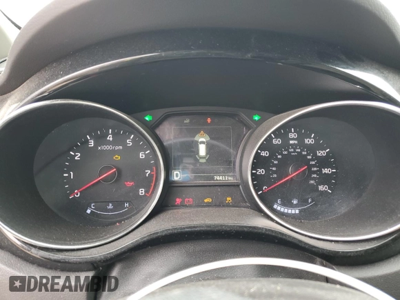 2017 Kia Sedona SX with VIN KNDMC5C13H6319296, listed as a Copart auction lot 84120194 with 74,411 mi miles and Salvage Title. Bid and sale history available at carsss.com. Image 9.