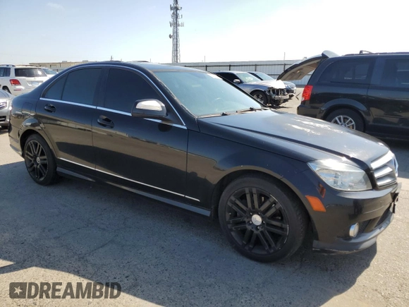 2008 Mercedes-Benz C 300 Sport with VIN WDDGF54X08R013779, listed as a Copart auction lot 54236315 with 117,546 mi miles and Salvage Title. Bid and sale history available at carsss.com. Image 4.