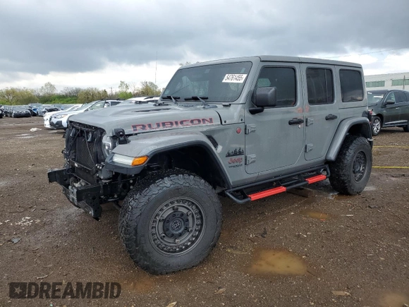 2020 Jeep Wrangler Unlimited Rubicon с VIN 1C4HJXFNXLW131160, выставлен на аукционе Copart как лот 54761455 с пробегом 85 225 миль миль и Списание • Salvage title. История ставок и продаж доступна на DreamBid. Изображение 1.