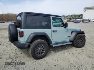 2024 Jeep Wrangler Sport S with VIN 1C4PJXAG2RW335190, listed as a Copart auction lot 51767465 with 2,717 mi miles and Salvage title. Bid and sale history available at DreamBid. Image 3.
