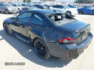 2024 BMW M2 with VIN 3MF13DM03R8E32448, listed as a IAAI auction lot 41849327 with 4,856 mi miles. Bid and sale history available at carsss.com. Image 3.