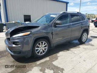 2016 Jeep Cherokee Limited z VIN 1C4PJLDB7GW280936, wystawiony jako Copart lot #62547225 z przebiegiem 123 712 mil mil oraz Szkoda całkowita • Salvage title. Historia ofert i sprzedaży dostępna na DreamBid. Obrazek 1.