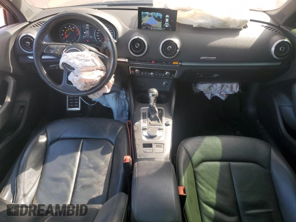 2017 Audi A3 Sedan Premium Plus with VIN WAUGUGFF2H1035794, listed as a Copart auction lot 48891635 with 64,635 mi miles and Salvage Title. Bid and sale history available at carsss.com. Image 8.