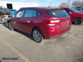 2019 Subaru Impreza with VIN 4S3GTAA63K1721568, listed as a IAAI auction lot 41896632 with 18,744 mi miles. Bid and sale history available at carsss.com. Image 3.