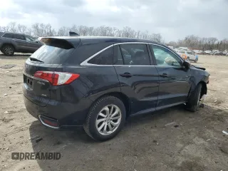 2016 Acura RDX Tech Pkg with VIN 5J8TB4H54GL019515, listed as a Copart auction lot 46230125 with 172,580 mi miles and Salvage Title. Bid and sale history available at carsss.com. Image 3.