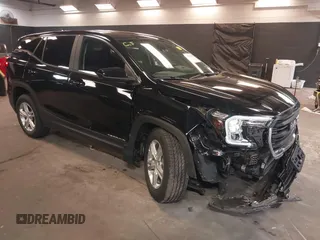 2022 GMC Terrain SLE with VIN 3GKALTEV6NL165129, listed as a IAAI auction lot 42430856 with 14,617 mi miles and . Bid and sale history available at DreamBid. Image 1.