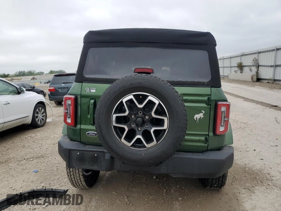 2024 Ford Bronco Outer Banks with VIN 1FMDE8BH4RLA26290, listed as a Copart auction lot 54764525 with 5,373 mi miles and Salvage title. Bid and sale history available at DreamBid. Image 6.