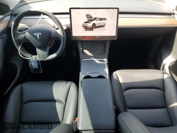 2024 Tesla Model Y с VIN 7SAYGDED6RF109727, выставлен на аукционе Copart как лот 59038725 с пробегом 14 948 миль миль и Списание • Salvage title. История ставок и продаж доступна на DreamBid. Изображение 8.