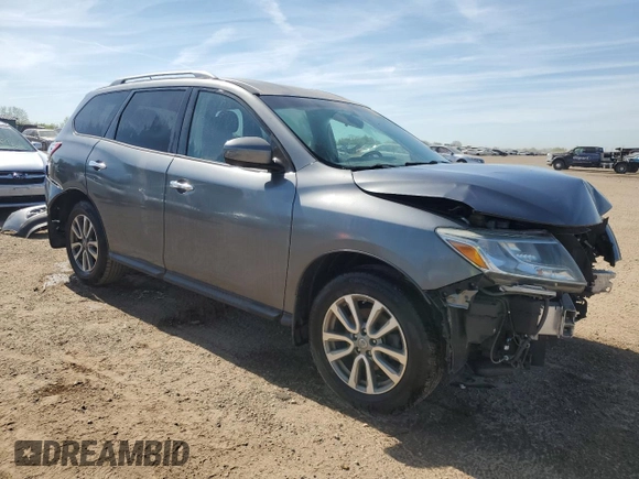 2016 Nissan Pathfinder Platinum z VIN 5N1AR2MN8GC614746, wystawiony jako Copart lot #56227895 z przebiegiem 135 306 mil mil oraz Szkoda całkowita • Salvage title. Historia ofert i sprzedaży dostępna na DreamBid. Obrazek 4.