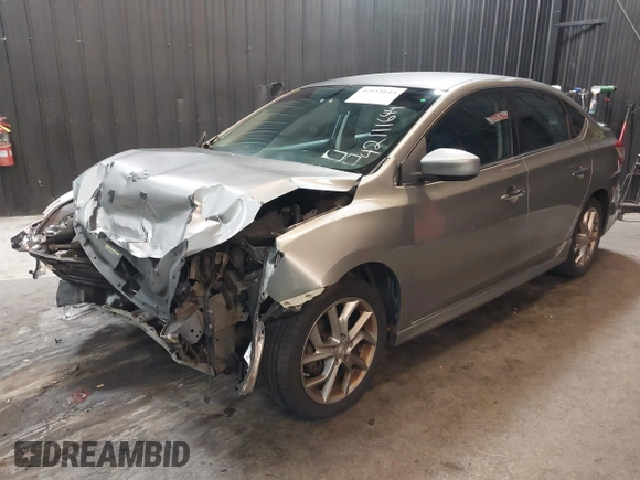 2013 Nissan Sentra S with VIN 3N1AB7AP2DL730894, listed as a IAAI auction lot 42111644 with 93,368 mi miles and . Bid and sale history available at DreamBid. Image 2.