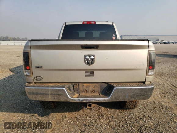 2010 Dodge Ram 2500 SLT with VIN 3D7UT2CL3AG161679, listed as a Copart auction lot 76006454 with 206,157 mi miles and Salvage Title. Bid and sale history available at carsss.com. Image 6.