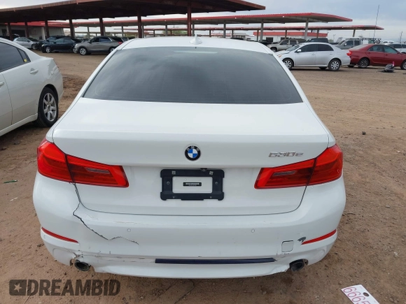 2018 BMW 5 Series 530e xDrive with VIN WBAJB1C55JB374652, listed as a IAAI auction lot 41812287 with 84,593 mi miles and . Bid and sale history available at carsss.com. Image 15.