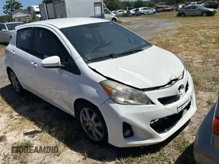 2012 Toyota Yaris L with VIN JTDKTUD36CD523080, listed as a Copart auction lot 55530815 with 134,042 mi miles and Clean Title. Bid and sale history available at carsss.com. Image 1.