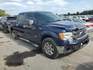 2013 Ford F-150 XL with VIN 1FTFW1ET5DFB50268, listed as a Copart auction lot 69648514 with 143,311 mi miles and Salvage Title. Bid and sale history available at carsss.com. Image 4.