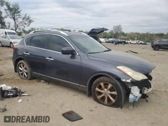 2008 Infiniti EX Journey z VIN JNKAJ09E68M303612, wystawiony jako Copart lot #53564385 z przebiegiem 177 987 mil mil oraz Szkody całkowita. Historia ofert i sprzedaży dostępna na DreamBid. Obrazek 4.