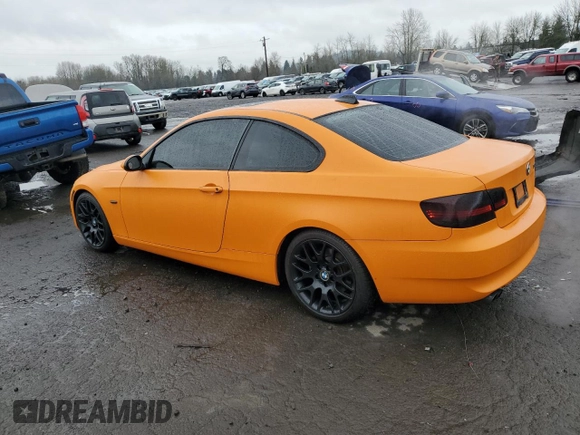 2008 BMW 3 Series 328i with VIN WBAWB33558P133916, listed as a Copart auction lot 86401824 with 117,987 mi miles and Salvage Title. Bid and sale history available at carsss.com. Image 2.