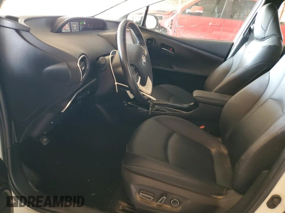 2017 Toyota Prius Plus z VIN JTDKARFP9H3028985, wystawiony jako Copart lot #57596735 z przebiegiem 89 031 mil mil oraz Szkoda całkowita • Salvage title. Historia ofert i sprzedaży dostępna na DreamBid. Obrazek 7.