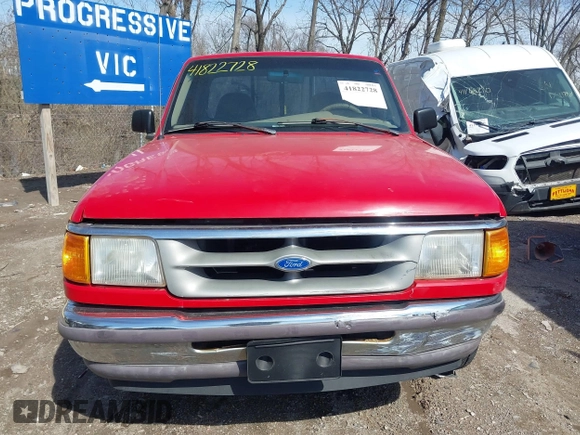1997 Ford Ranger XLT with VIN 1FTCR10A4VPB39564, listed as a IAAI auction lot 41822728 with 138,568 mi miles. Bid and sale history available at carsss.com. Image 12.