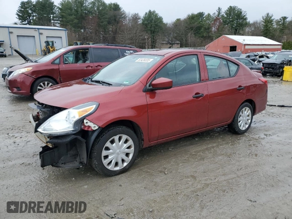 2016 Nissan Versa SV with VIN 3N1CN7AP8GL877533, listed as a Copart auction lot 52428335 with 137,842 mi miles and Salvage Title. Bid and sale history available at carsss.com. Image 1.