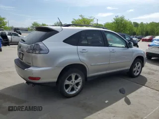2008 Lexus RX 400h with VIN JTJHW31U282062288, listed as a Copart auction lot 53886005 with 264,042 mi miles and Clean Title. Bid and sale history available at DreamBid. Image 3.