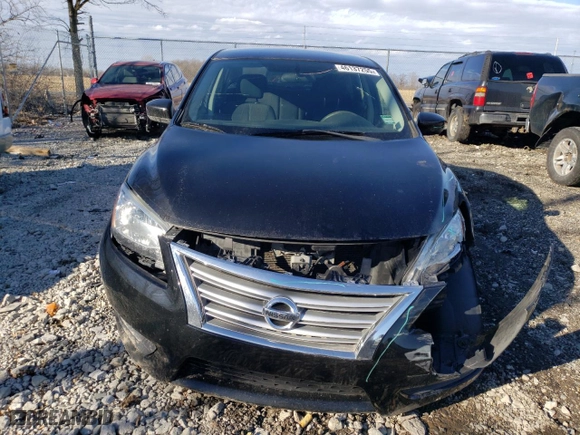 2014 Nissan Sentra SV with VIN 3N1AB7AP3EY299003, listed as a Copart auction lot 46137255 with 153,341 mi miles and Salvage Title. Bid and sale history available at carsss.com. Image 5.