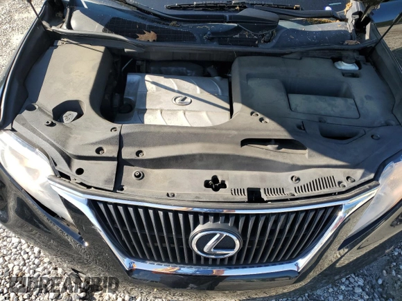 2011 Lexus RX 350 with VIN 2T2BK1BAXBC091801, listed as a Copart auction lot 52027045 with 185,562 mi miles and Salvage Title. Bid and sale history available at DreamBid. Image 13.