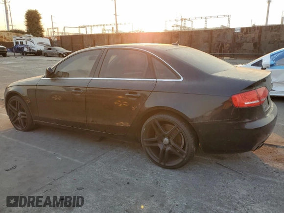 2010 Audi A4 2.0T Premium Plus with VIN WAUEFAFL1AN030850, listed as a Copart auction lot 88168785 with 122,396 mi miles and Clean Title. Bid and sale history available at carsss.com. Image 2.