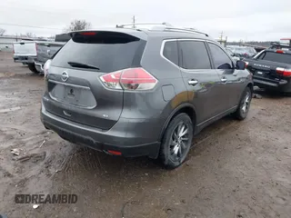 2015 Nissan Rogue SL with VIN 5N1AT2MTXFC778126, listed as a IAAI auction lot 41208510 with 194,343 mi miles. Bid and sale history available at carsss.com. Image 4.