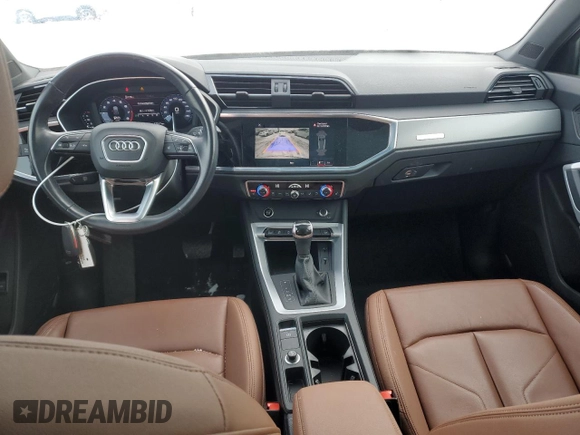 2021 Audi Q3 S line Premium Plus with VIN WA1EECF38M1085691, listed as a Copart auction lot 86403464 with 36,536 mi miles and Salvage Title. Bid and sale history available at carsss.com. Image 8.