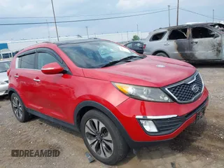 2011 Kia Sportage SX with VIN KNDPC3A6XB7163095, listed as a IAAI auction lot 42760371 with 134,235 mi miles and . Bid and sale history available at DreamBid. Image 1.