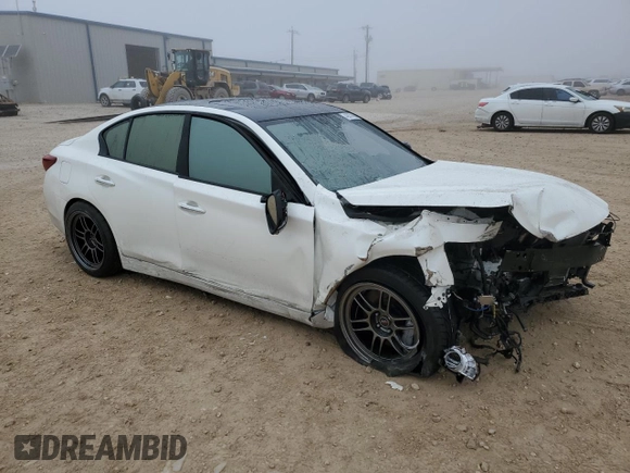 2020 Infiniti Q50 3.0t SPORT with VIN JN1EV7AP2LM208750, listed as a Copart auction lot 42870665 with 61,789 mi miles and Salvage Title. Bid and sale history available at carsss.com. Image 4.