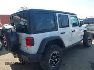 2024 Jeep Wrangler Rubicon with VIN 1C4PJXFG1RW300794, listed as a IAAI auction lot 42784578 with 22,652 mi miles and . Bid and sale history available at DreamBid. Image 4.