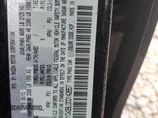 2012 Mazda 5 Sport z VIN JM1CW2BL0C0142657, wystawiony jako Copart lot #85156244 z przebiegiem 107 628 mil mil oraz Szkoda całkowita • Salvage title. Historia ofert i sprzedaży dostępna na DreamBid. Obrazek 12.