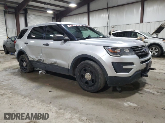 2016 Ford Utility Police Interceptor with VIN 1FM5K8AR0GGA62720, listed as a Copart auction lot 81666894 with 181,768 mi miles and Salvage Title. Bid and sale history available at carsss.com. Image 4.