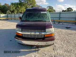 2005 Chevrolet Express Cargo Van YF7 Upfitter with VIN 1GBFG15T751154645, listed as a Copart auction lot 84732304 with 38,363 mi miles and Salvage Title. Bid and sale history available at carsss.com. Image 12.