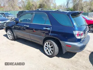 2003 Lexus RX 300 with VIN JTJHF10U930314161, listed as a IAAI auction lot 42070359 with 167,047 mi miles. Bid and sale history available at carsss.com. Image 3.