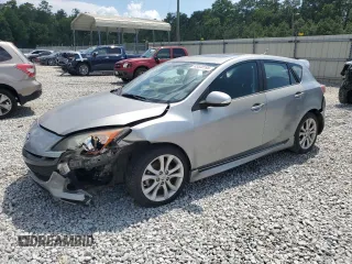 2010 Mazda 3 S Sport with VIN JM1BL1H5XA1317706, listed as a Copart auction lot 63830195 with 141,107 mi miles and Salvage title. Bid and sale history available at DreamBid. Image 1.