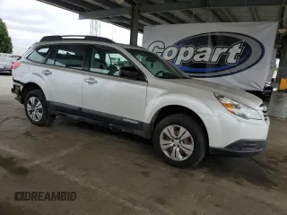 2011 Subaru Outback 2.5i with VIN 4S4BRBAC6B3406395, listed as a Copart auction lot 62387735 with 170,167 mi miles and Salvage title. Bid and sale history available at DreamBid. Image 4.
