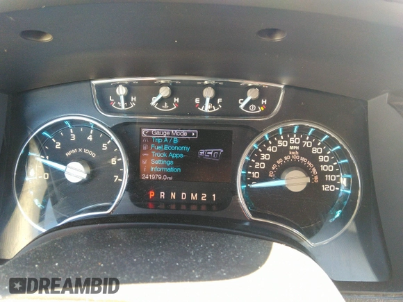 2012 Ford F-150 XL z VIN 1FTFW1ET3CFC03144, wystawiony jako IAAI lot #41498026 z przebiegiem 241 979 mil mil oraz . Historia ofert i sprzedaży dostępna na DreamBid. Obrazek 7.