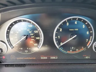 2016 BMW 5 Series 550i xDrive with VIN WBAKP9C52GG587591, listed as a Copart auction lot 58402505 with 94,384 mi miles and Salvage title. Bid and sale history available at DreamBid. Image 9.