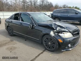 2009 Mercedes-Benz C-Class 3.0L Sport with VIN WDDGF54X19R064547, listed as a Copart auction lot 53272125 with 107,963 mi miles and Clean Title. Bid and sale history available at carsss.com. Image 4.