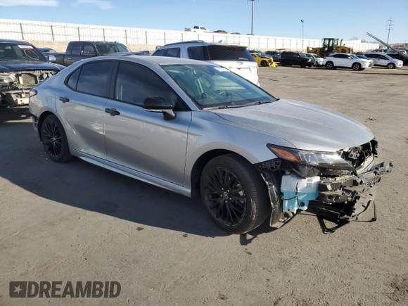 2022 Toyota Camry SE with VIN 4T1G11AK6NU037356, listed as a Copart auction lot 48823185 with 12,616 mi miles and Salvage Title. Bid and sale history available at carsss.com. Image 4.