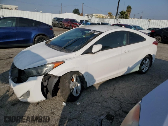 2013 Hyundai Elantra Coupe GS PZEV with VIN KMHDH6AE7DU013006, listed as a Copart auction lot 83256634 with 139,193 mi miles and Clean Title. Bid and sale history available at carsss.com. Image 1.