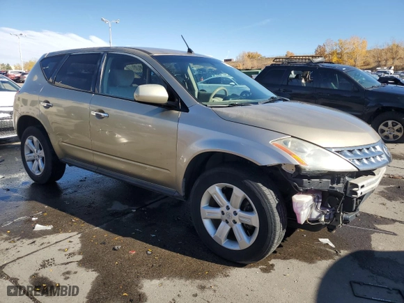 2006 Nissan Murano SE with VIN JN8AZ08W36W523171, listed as a Copart auction lot 78534054 with 152,054 mi miles and Salvage Title. Bid and sale history available at carsss.com. Image 4.