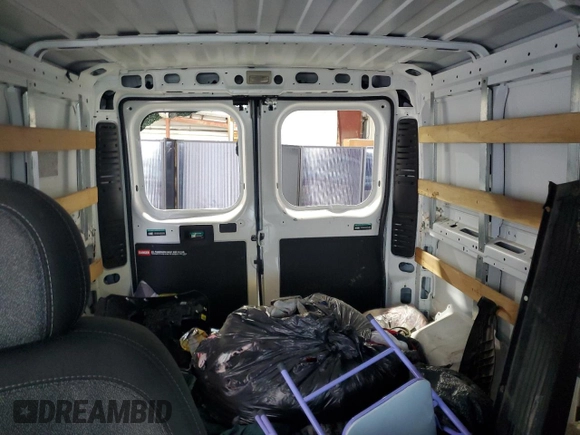 2023 Ram ProMaster Cargo with VIN 3C6LRVVG6PE579753, listed as a Copart auction lot 78207474 with Not Provided miles and Salvage Title. Bid and sale history available at DreamBid. Image 10.